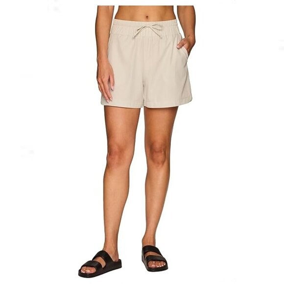 TEK GEAR NWT Beige Walking Shorts Size XXL Hips Pockets Drawstring Dry Tek - Picture 1 of 7